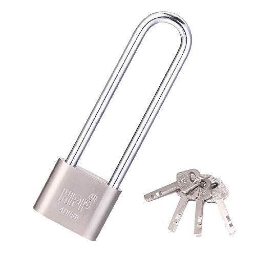 WANLIAN Long Lock Beam Bike Padlock Anti-Theft Door Cabinet Drawer Gate Lock with Keys Lock Long Beam Gym Locker Locker Padlock Glass Door Lock - Image 1
