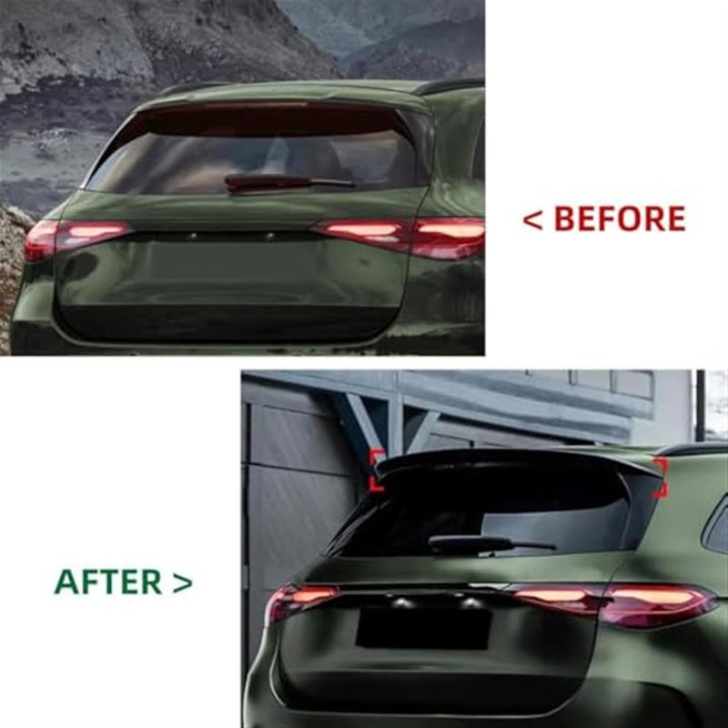 Vuzmode Carbon Fiber Look Rear Trunk Spoiler for GLC Class X254 - Image 3