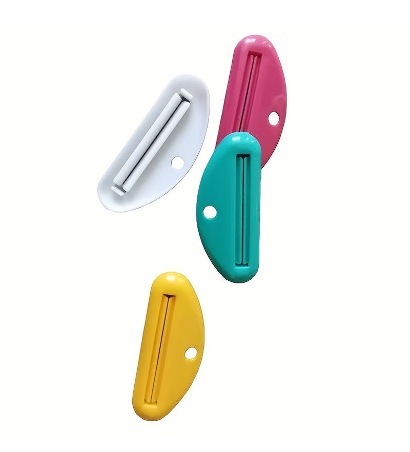A Set Of Two White Toothpaste Squeezers Easy Manual Dispenser For Home Bathroom Use - Image 2
