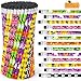 HINZER 100PCS Halloween Pencils for Kids Toddlers halloween Party Favors Colored Pencil with Eraser Assorted Pattern Pens Halloween School Stduents Gifts Classroom Prizes Trick or Treat Goodies Bags Filler - Image 3