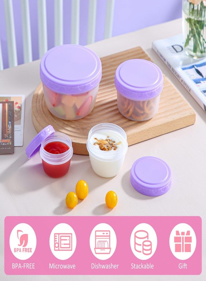 AWTBDP Food Storage Containers Set With Lids Kitchen 16 Pcs, Snack Containers for Kids, Microwave Safe Bowls With Lids,Freezer Containers for Soup, Sauce Containers, Stackable Leak Proof, BPA Free - Image 3