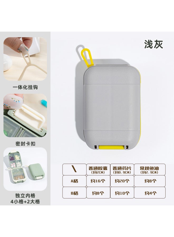 Mini 7-day Portable Medicine elry Box Pill Tablet Box Subloader Travel Carry-on Sealed Medicine Storage