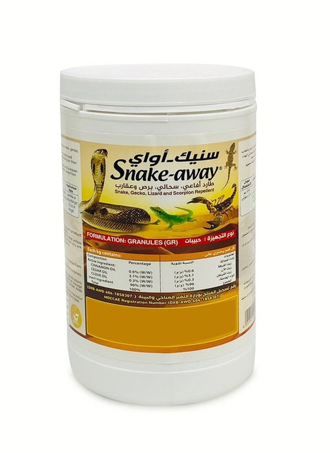 All Natural Lizard Repellent, Snake Repellent, And Gecko Repellent Granules Snake Away 1 Kg