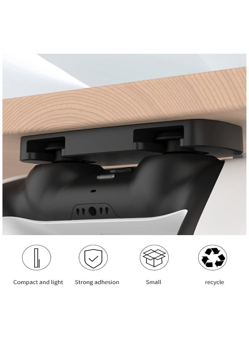 Controller Table Stand for PS5 PS4 Controller Under Desk Mount for DualSense and DualShock 4 Controller Holder Table Organize and Desk Management