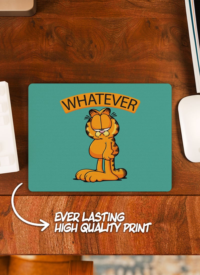 LOUD UNIVERSE Rectangular Desk Mouse Pad Whatever Garfield Non-Slip Rubber Base Mouse Pad - Image 2