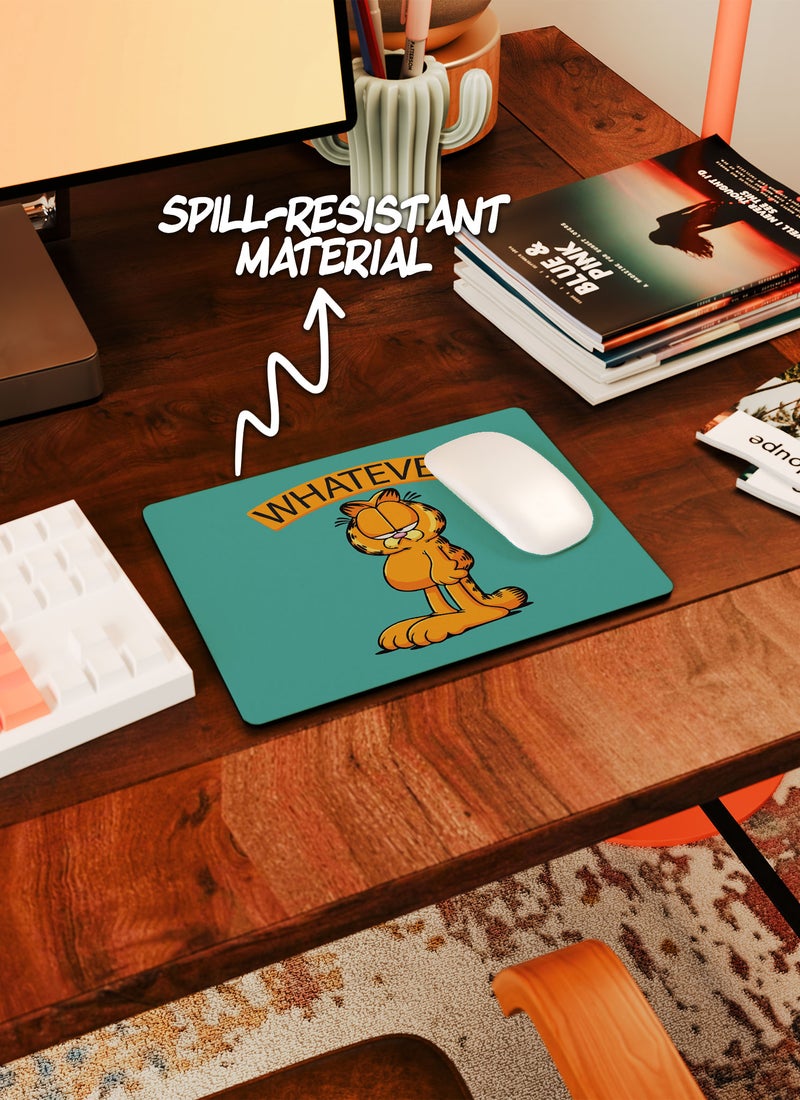LOUD UNIVERSE Rectangular Desk Mouse Pad Whatever Garfield Non-Slip Rubber Base Mouse Pad - Image 5