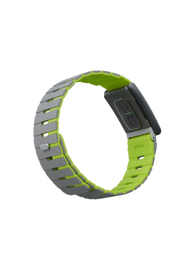 إسكينارما حزام GEMINI WHOOP لــ WHOOP 5.0 و MG – بديل سيليكون فاخر، إغلاق مغناطيسي قابل للتعديل، تصميم ثنائي اللون - - Image 4