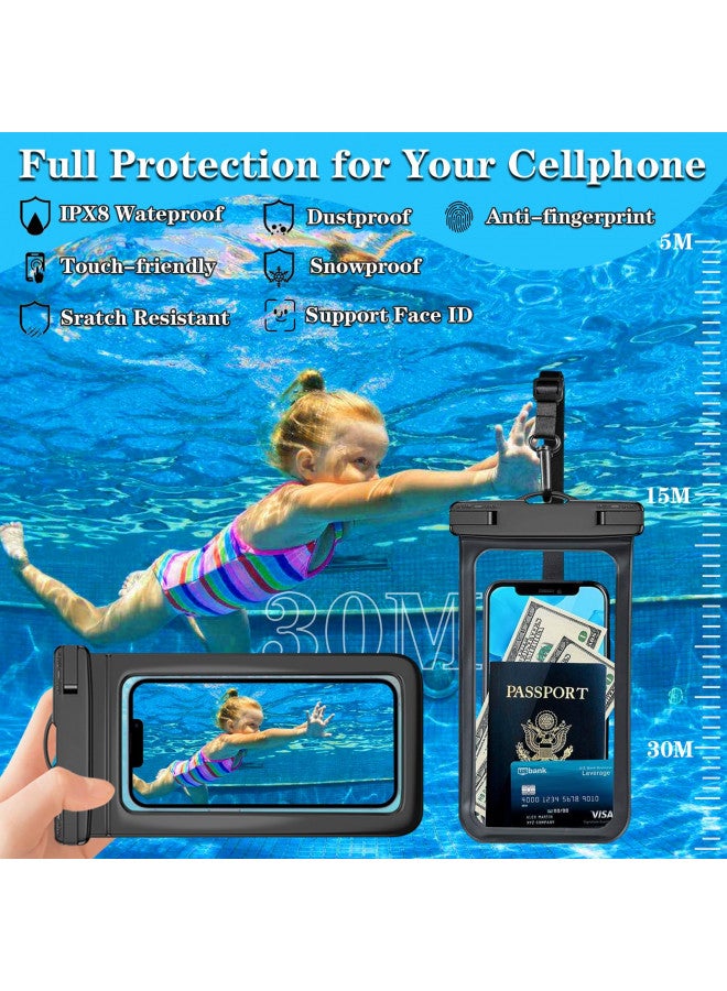 Famoby 10 Pack Multicolor Universal Waterproof Phone Pouch, Large Phone Waterproof Case Dry Bag (Protection Level: IP68) Outdoor Sports for Apple iPhone,Samsung,and up to 7.5" (Multicolor 10 Pack)  - Image 3