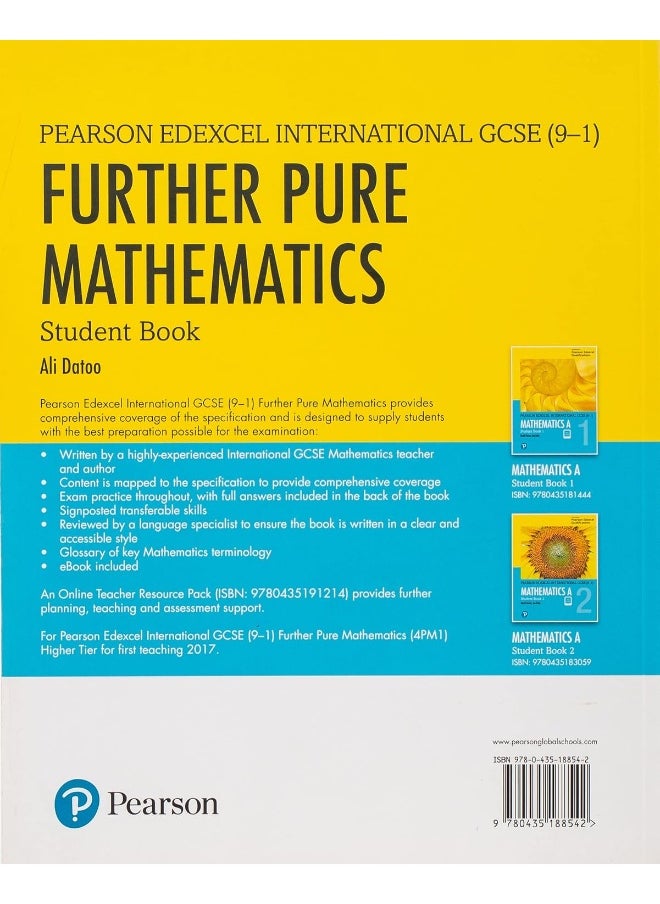 null - Pearson Edexcel International GCSE (9-1) Further Pure Mathematics Student Book - Image 1