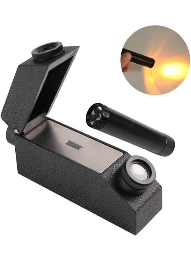 klarako - Gem Refractometer,Jewelry RHG181 1.30-1.81 Professional Gemstone ldentification Gem Refractometer with 3ml Reflective Index Fluid for Gemologists Travel/Portable Lab Suitcase. - Image 1