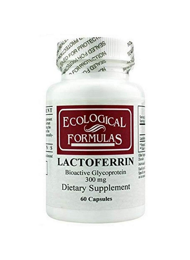 Ecological Formulas لاكتوفيرين 300 ملغ أبيض 60 حبة - Image 2