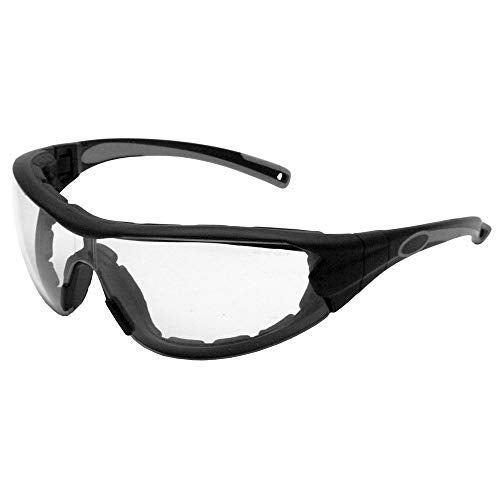 Gateway Safety 21GB79 Swap Wraparound Hybrid Eye Safety Glasses/Goggles, Clear Anti-Fog Lens, Black Frame with Foam Edge - Image 3