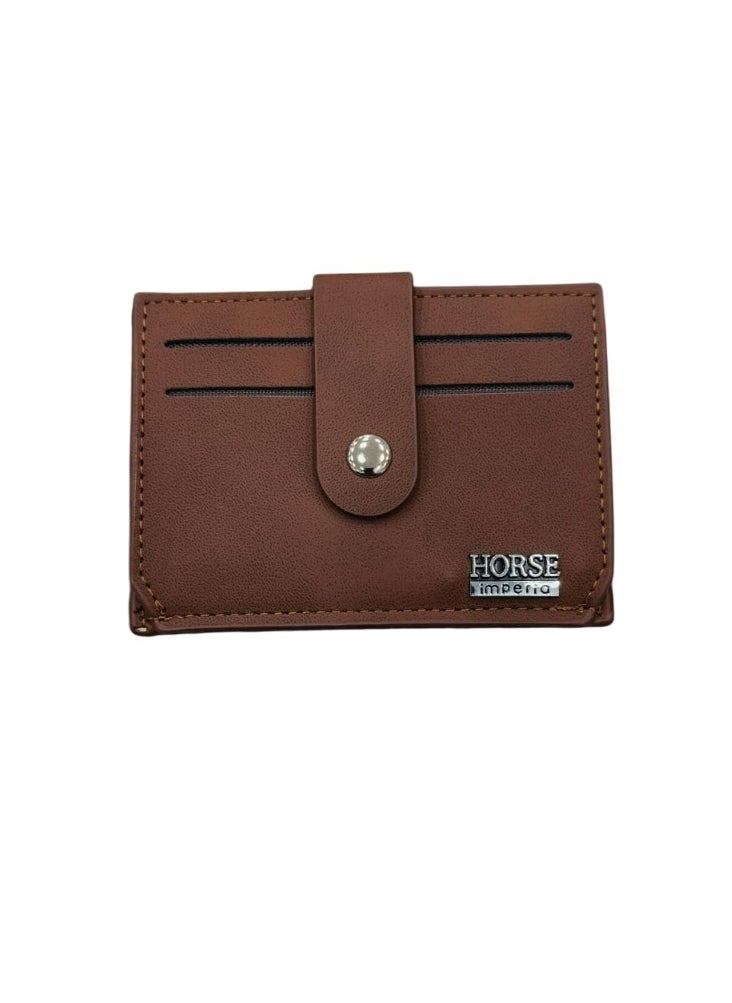 Horse Horse Imperia Slim Cardholder – Sleek & Stylish Brown Color  - Image 1