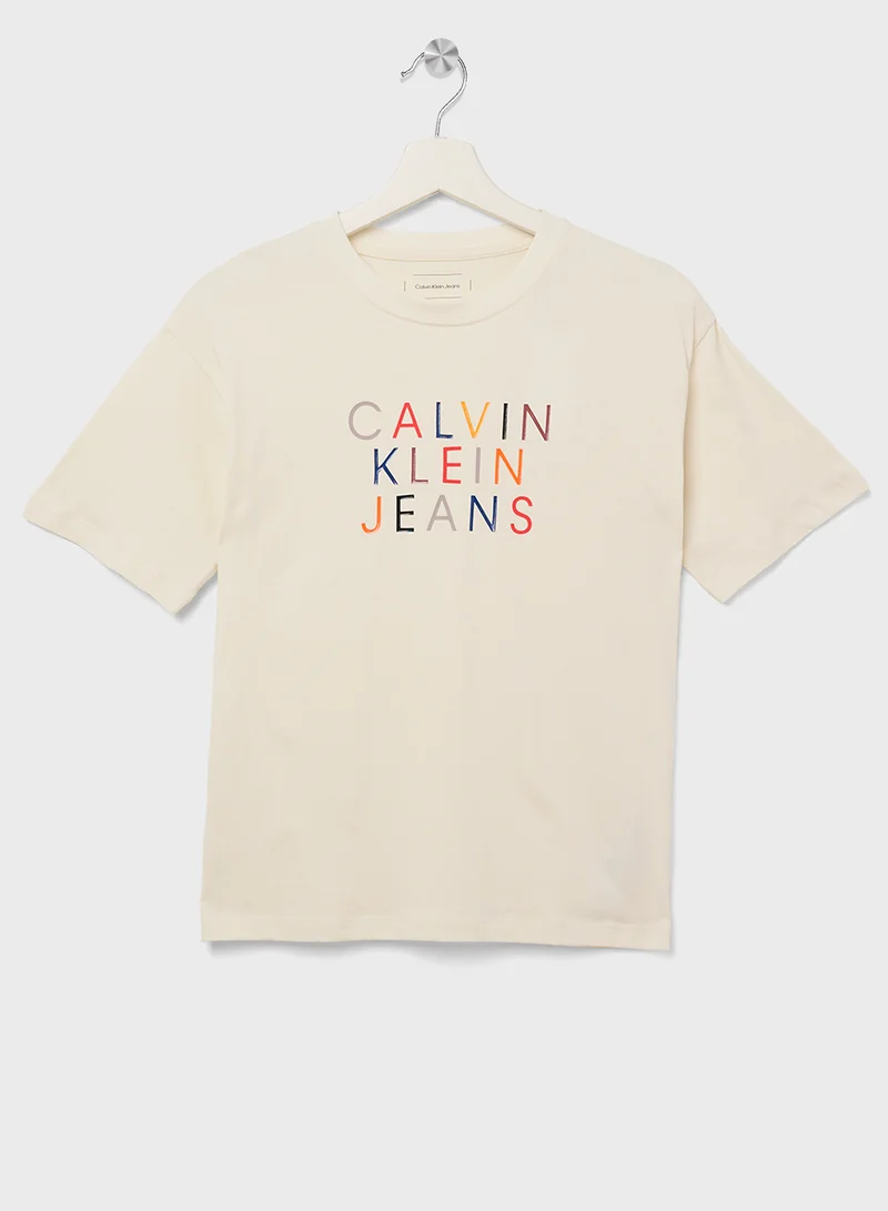 Calvin Klein Jeans Youth Logo Graphic T-Shirt