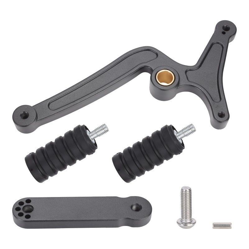 Aferrizu Heel Toe Shifter Aluminum FrontRear Gear Shift Lever for Indian Scout and Scout Sixty 20152024 Accessories Motorcycle Shifter Foot Pegs Black - Image 2