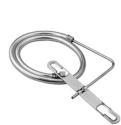 SWASTIK Steel HandsFree Jet Spray Toilet Bidget with Heavy PVC Hose 1 Meter Multicolour