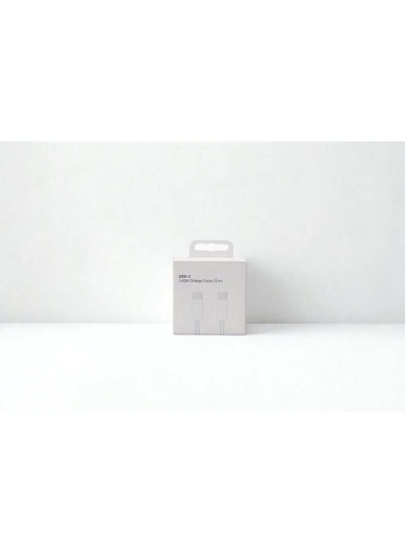 PIXEL ESSENTIALS USB-C to USB-C 240W Fast Charging Cable – 2m | Power Delivery 3.1 | Premium Braided Cable for Laptops & Smartphones - Image 1