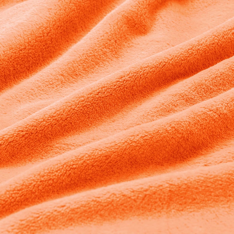 BEDELITE Orange Throw Blanket for Couch & Bed, Luxury Plush Cozy Fleece Blanket 50" x 60", Soft Lightweight Fall Throw Blanket for Home Furnishing - Image 3