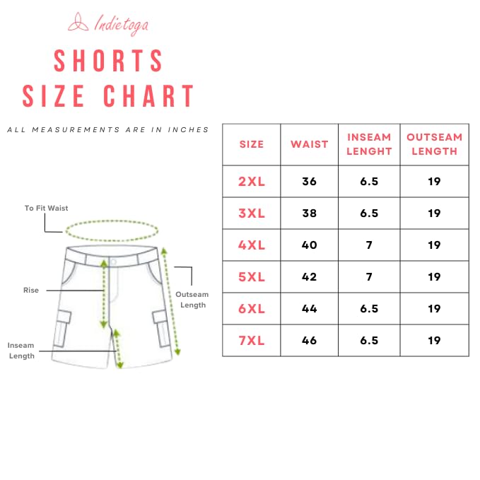 Indietoga Women's Plus Size Divided Skirt Culotte Shorts (P10001522_Pink Solid_4XL) - Image 2