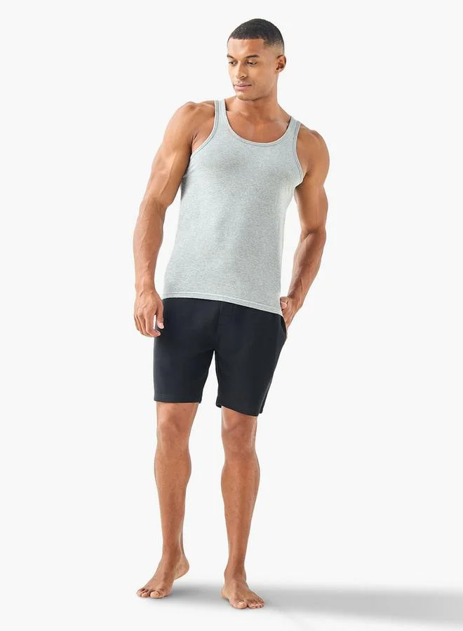 Splash FAV Textured Lounge Shorts with Pockets