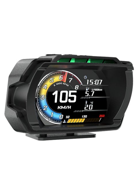 A580 GPS+OBD2 Smart Car HUD Head Up Display, Digital Speed Voltage Auto Gauge, Oil Water Temp RPM Turbo Gauge