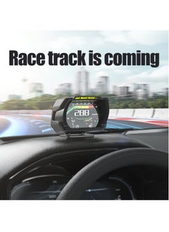 Generic A580 GPS+OBD2 Smart Car HUD Head Up Display, Digital Speed Voltage Auto Gauge, Oil Water Temp RPM Turbo Gauge  - Image 3