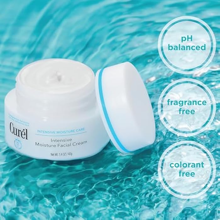 Curel Japanese Skin Care Intensive Face Moisturizer Cream, Hydrating Face Lotion for Dry to Very Dry Sensitive Skin, Anti-Aging, Fragrance-Free, Anti-Wrinkle Japanese Skin Care, 1.4 Oz - Image 5