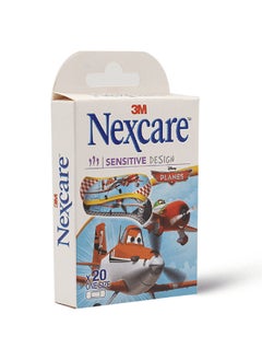 Nexcare طائرات 3M الحساسة للضمادات - 20 قطعة  - Image 2