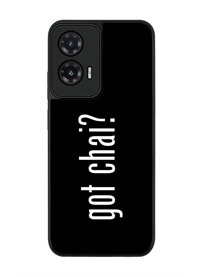 Stylizedd For Motorola Moto G35 Case,Slim fit Camera Protection, Shockproof Thin Phone cover  - Got Chai