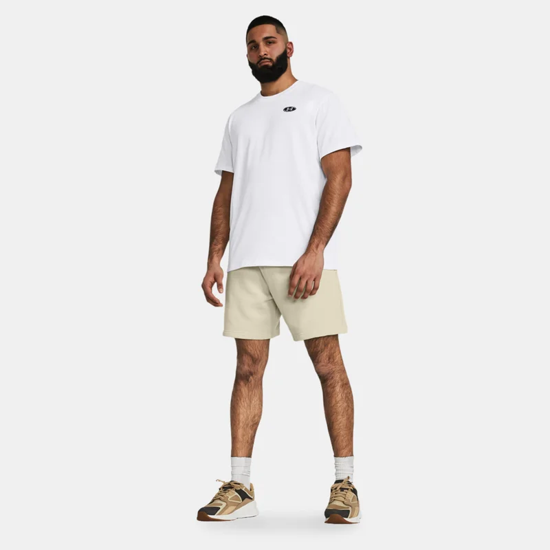 Under Armour White Men's Chest Patch T-Shirt for Men | Best Price UAE