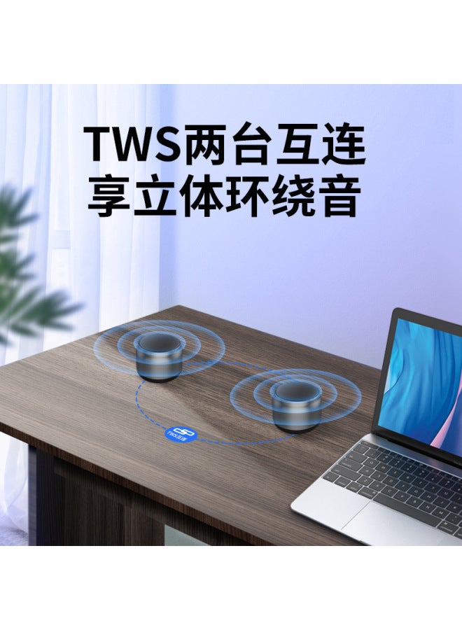 CHIGO Opal Custom Bluetooth Small Speaker New Large Volume Mini Gift Home Office Audio Subwoofer Small Steel Cannon - Image 4