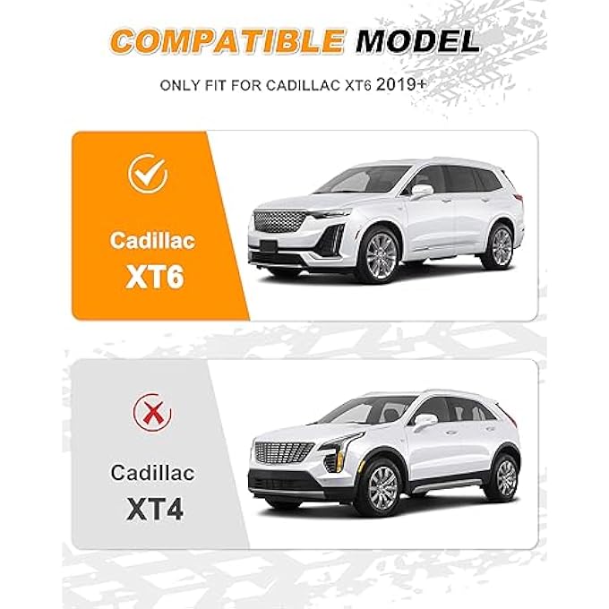 rayihni Roof Rack Crossbars Fit for Cadillac XT6 2020-2025 Cross Bars Rooftop Luggage Rack Cargo Carrier - Image 3