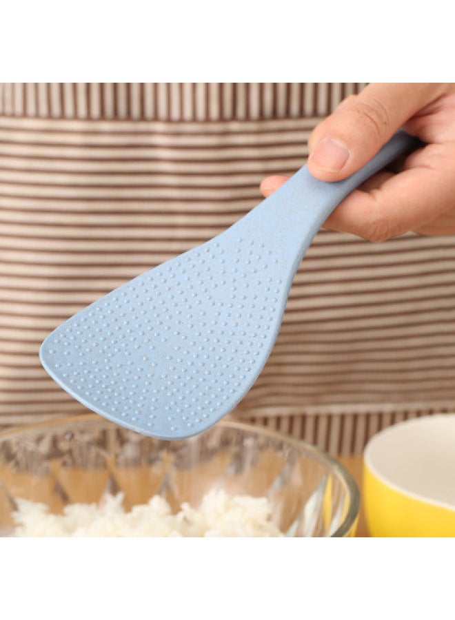 Wheat Straw Cute Household Non-stick Rice Spoon Rice Spoon Creative Rice Cooker Rice Shovel Rice Scoop Rice Spoon Shovel-Color:Random Colors (priority Delivery)-Specifications:Naked Clothing - Image 2