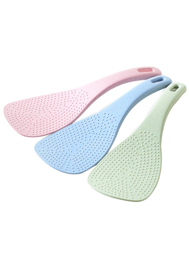 Wheat Straw Cute Household Non-stick Rice Spoon Rice Spoon Creative Rice Cooker Rice Shovel Rice Scoop Rice Spoon Shovel-Color:Random Colors (priority Delivery)-Specifications:Naked Clothing - Image 5