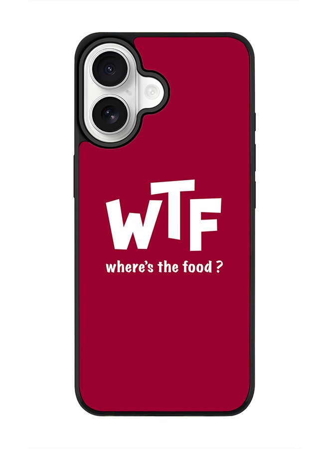 Stylizedd iPhone 17 Case, [Compatible with MagSafe] Slim Magnetic cover Phone Case iPhone 17 -Where's the food? - Image 1