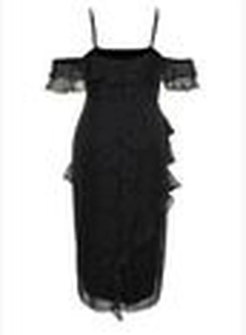 trendyol Ruffled Polka Dot Dress