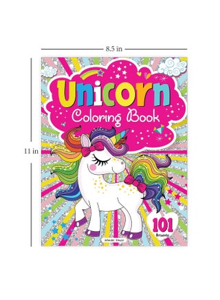 101 Unicorn Colouring Book