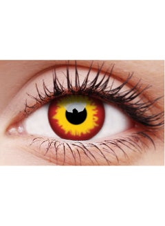 ColourVUE Crazy lenses - Wild Fire Cosplay Lenses Yearly Disposable - 2 Lenses  - Image 2