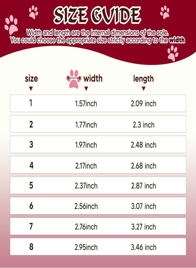 FISHOAKY Dog Shoes for Large Dogs, 360°Anti Slip Medium Dog Boots & Paw Protectors Winter Snowy, Waterproof 4Pcs Dog Booties with Reflective Strips (Size 6: 2.56''x3.07''(W*L), Red) - Image 5