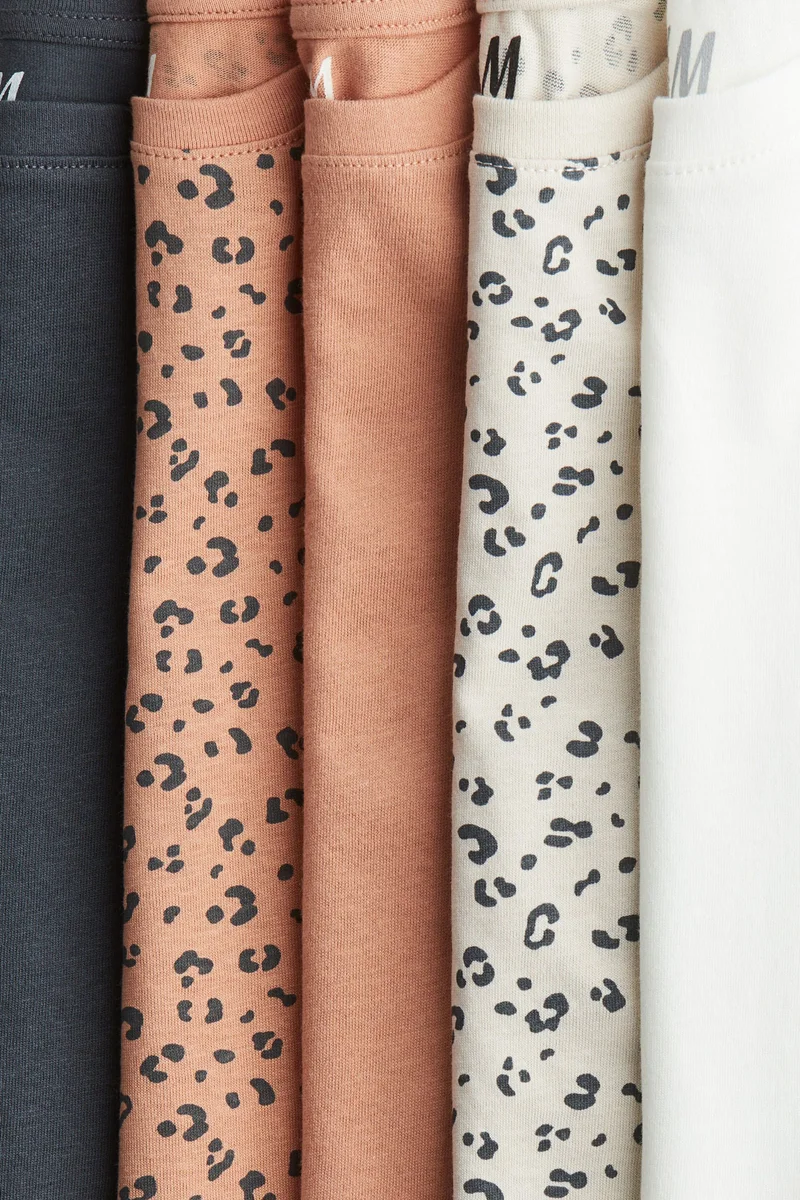 H&M 5-pack cotton T-shirts