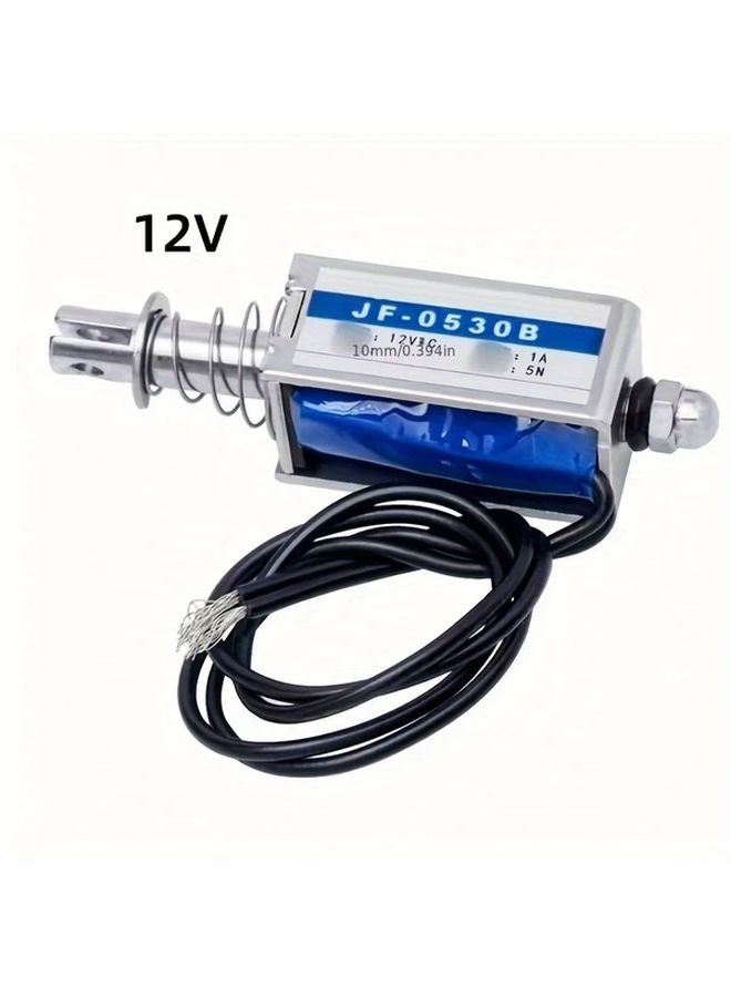 2pcs JF 0530B 6V Linear Solenoid Electromagnet 5N Force 10mm Travel Open Frame Copper Core - Image 4