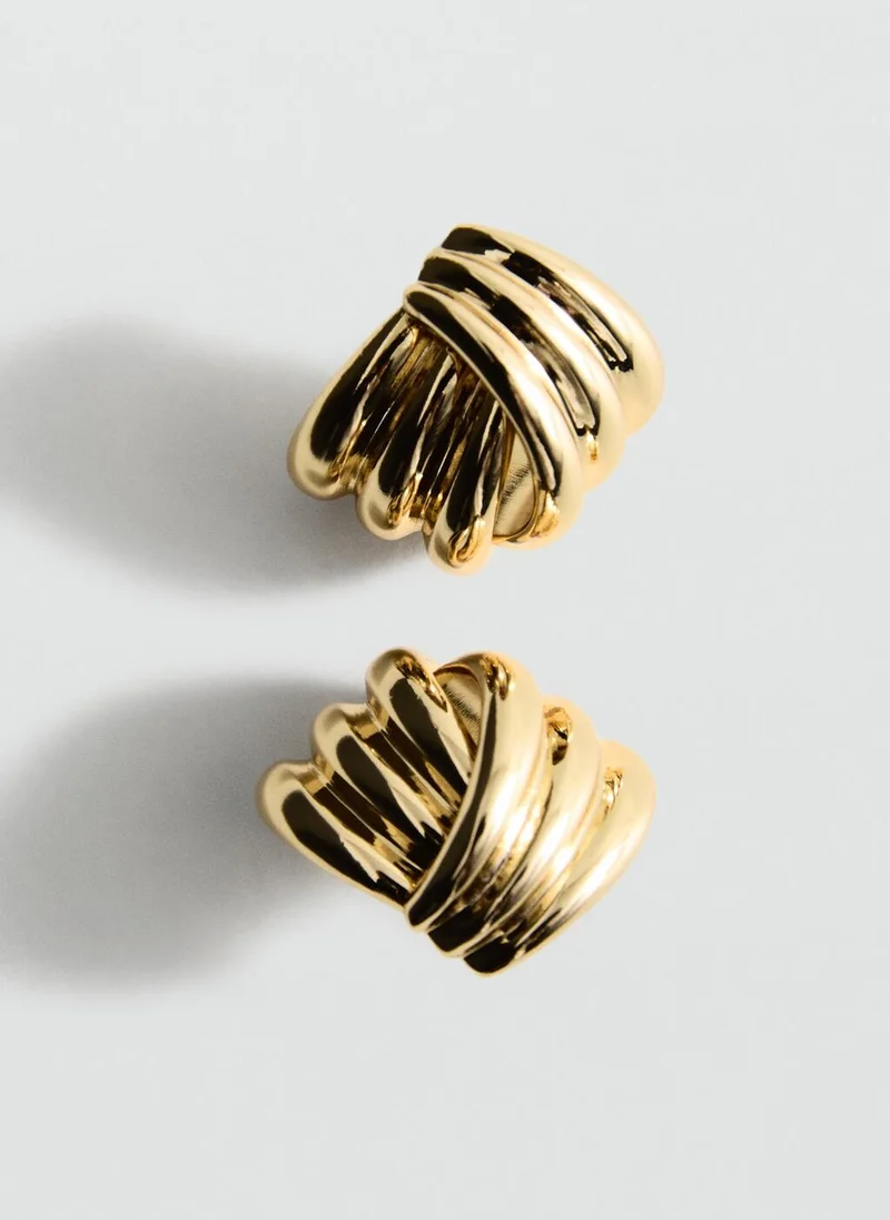 Mango Intertwined Knot Earrings