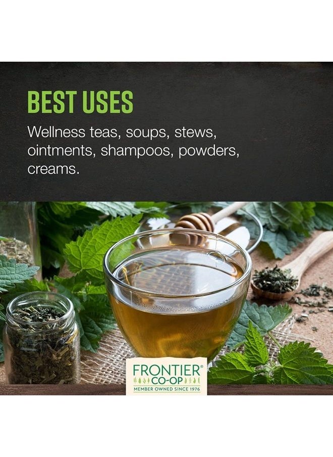 Frontier Co-op - Nettle, Stinging Leaf, Cut & Sifted, Certified Organic, Kosher | 1 lb. Bulk Bag | Urtica dioica L. - Image 1