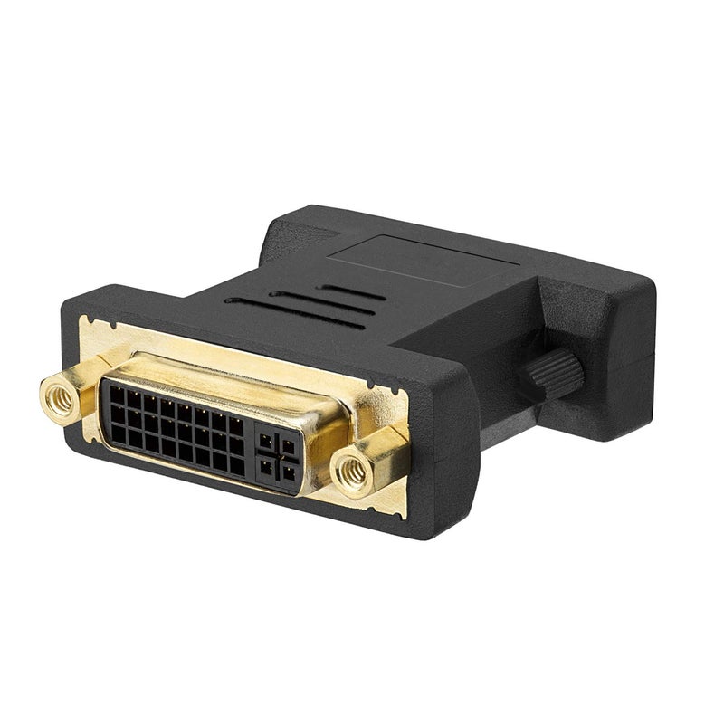 Cmple - DVI-A Female to HD15 (VGA) Male Adapter Gold - Image 4