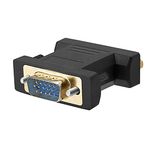 Cmple - DVI-A Female to HD15 (VGA) Male Adapter Gold - Image 2