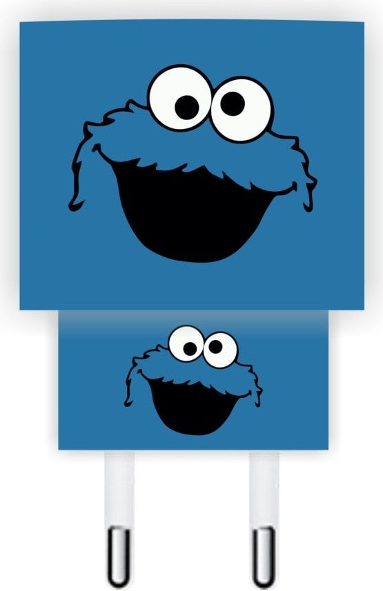 Quart Aksesuar Quart Accessory Iphone 20W Charger Cover Cookie Monster Charger Sticker - Image 1