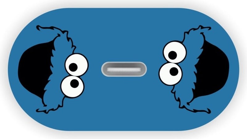 Quart Aksesuar Quart Accessory Iphone 20W Charger Cover Cookie Monster Charger Sticker - Image 3