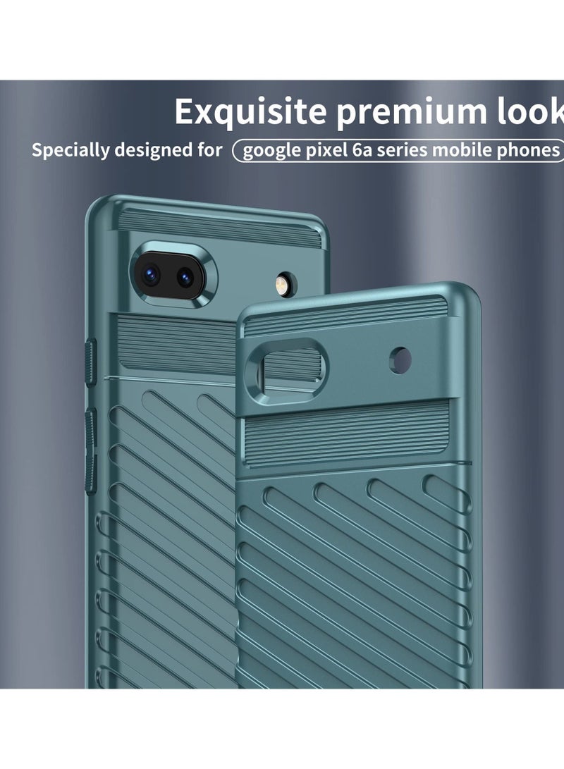 SYOSI Dual Guard for Google Pixel 6a Case, Shockproof Protection Dual Layer Case for Google Pixel 6a (Green) - Image 3