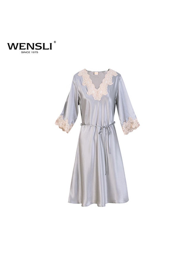 Wanshili بيجامة نسائية من حرير التوت 100% من وانشلي - Image 1