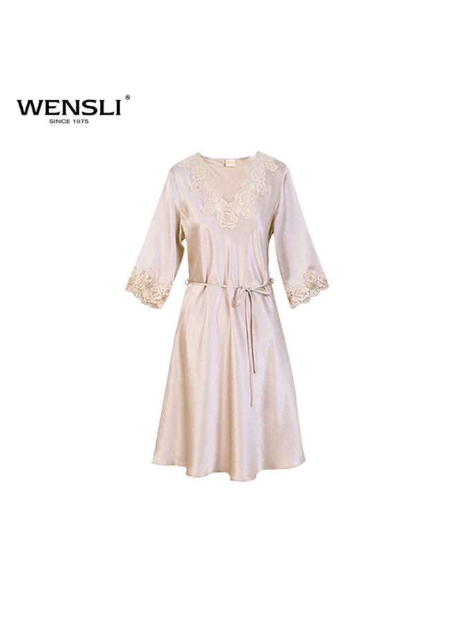Wanshili بيجامة نسائية من حرير التوت 100% من وانشلي - Image 5